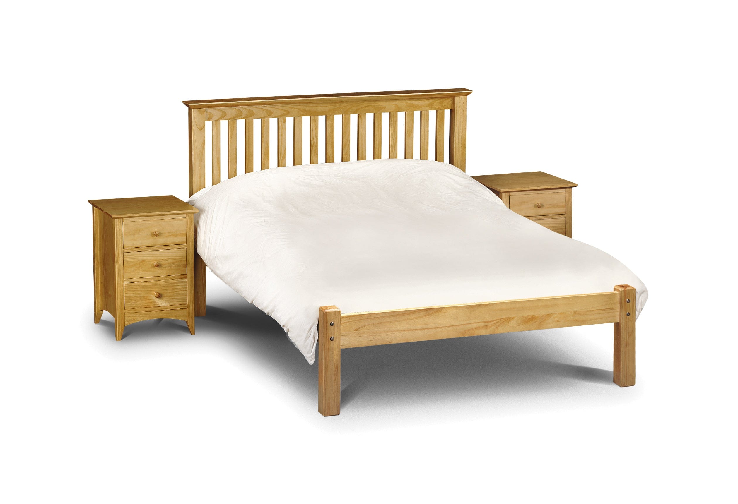 Barcelona Lfe Pine Bed - Solid Pine - Pine