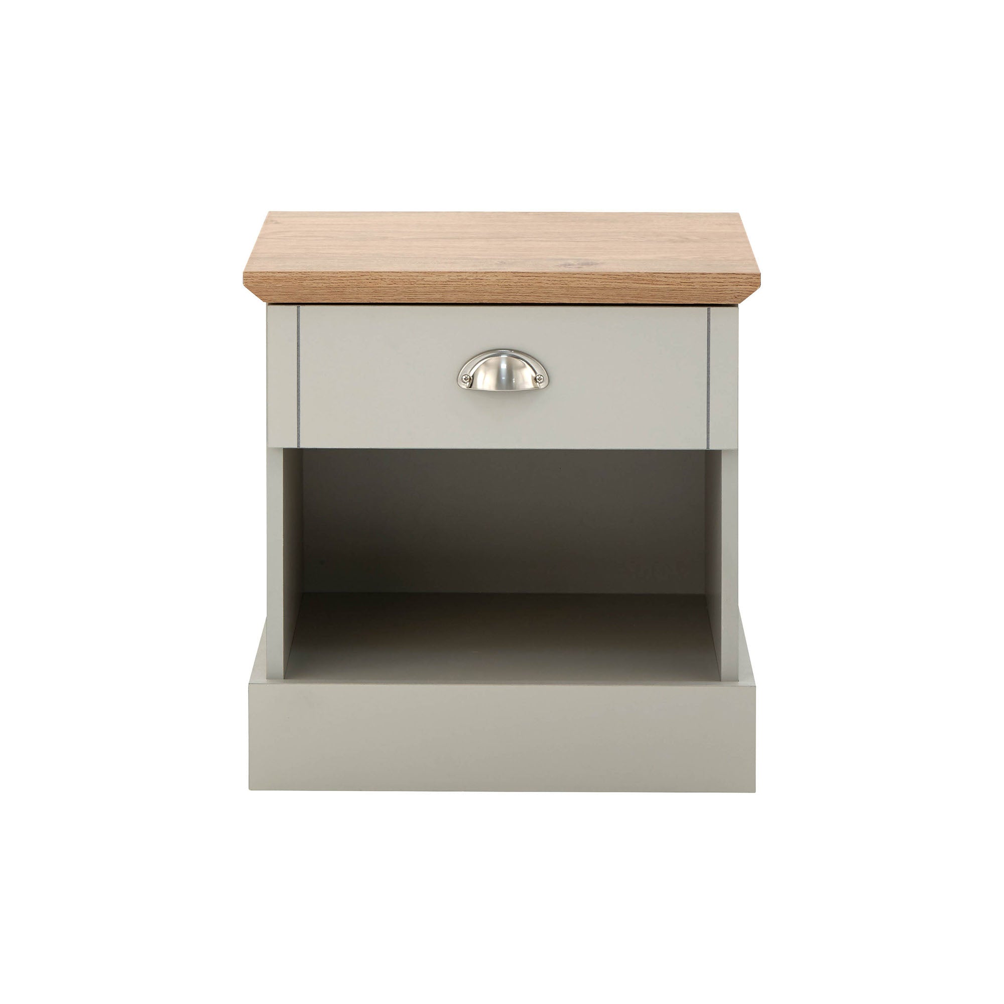 Kendal 1 Drawer Bedside Grey