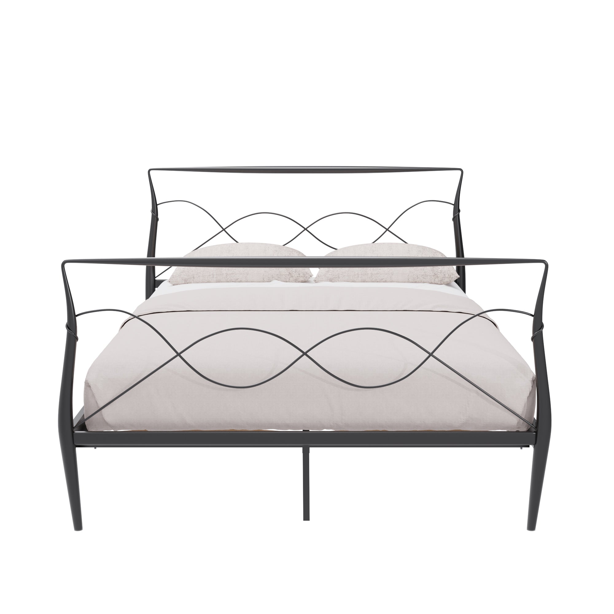 Rimini Metal Bed Frame - Black