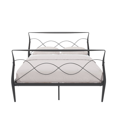 Rimini Metal Bed Frame - Black