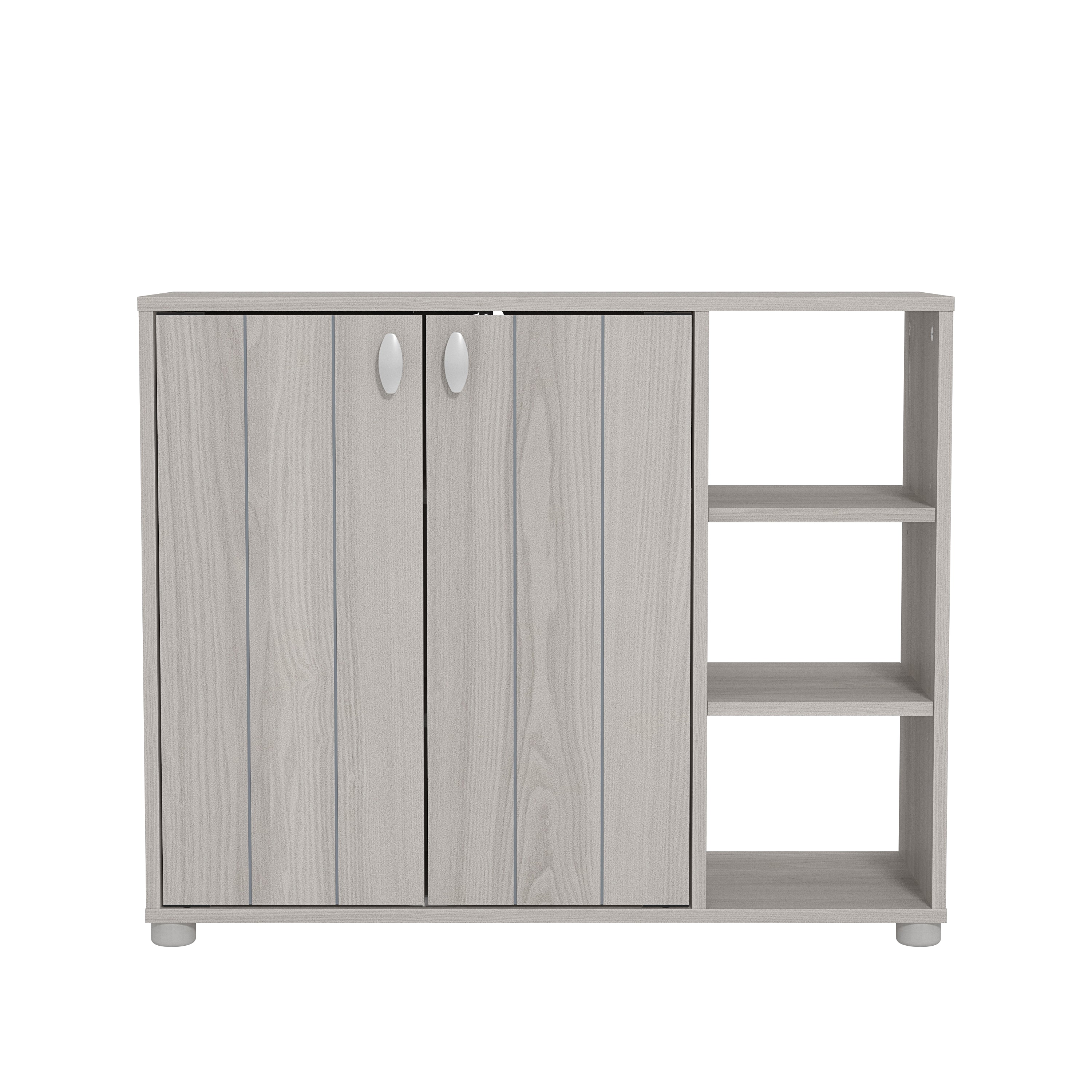 Bideford Shoe Cabinet Warm Grey Oak