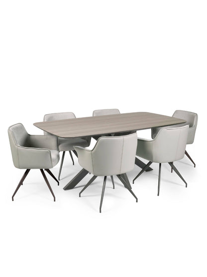 Noah Ivory Fabric Dining Chair