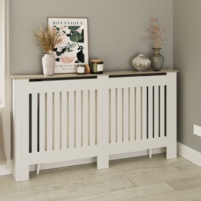 Longslow Radiator Cover Large White