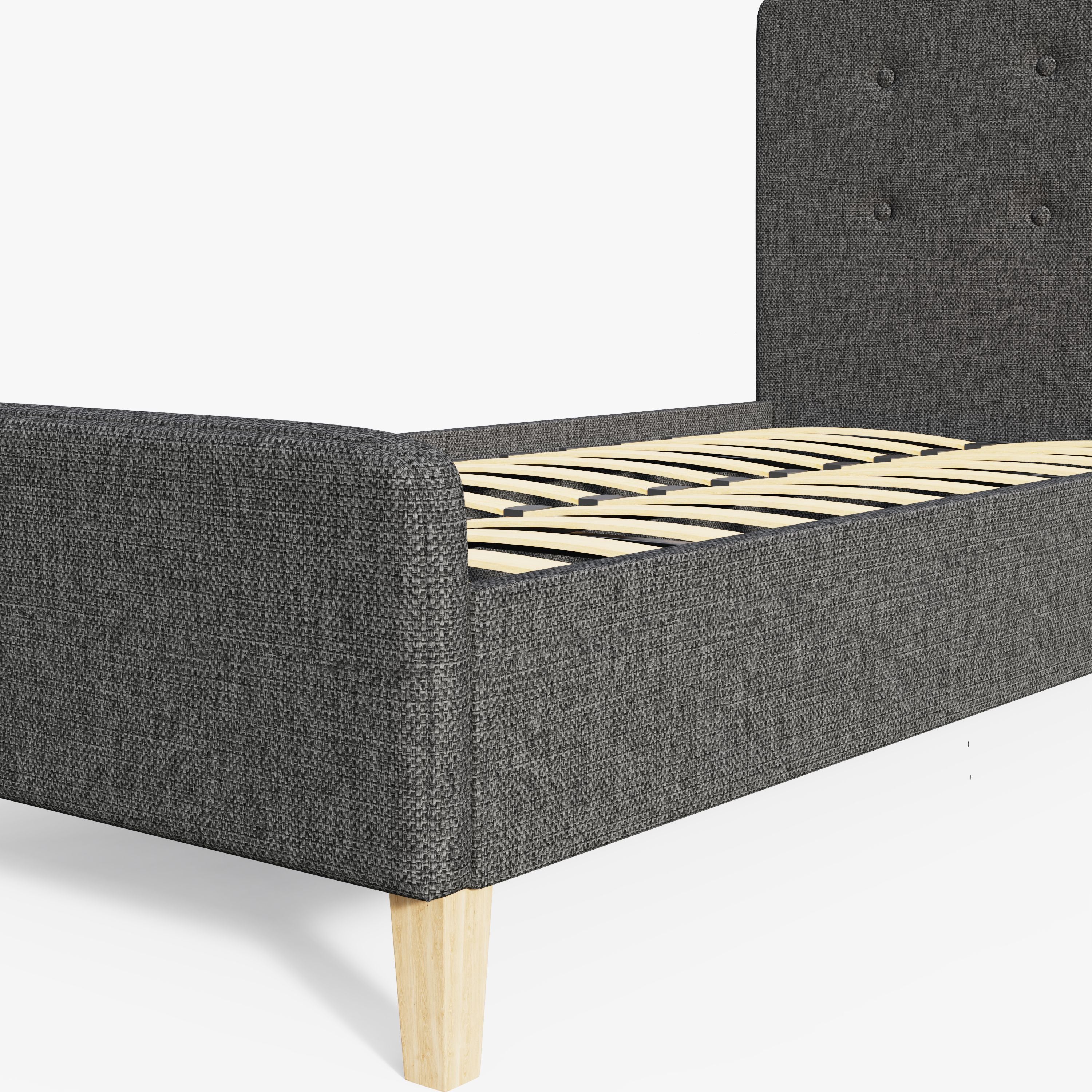 Ashbourne Fabric Upholstered Bed Grey