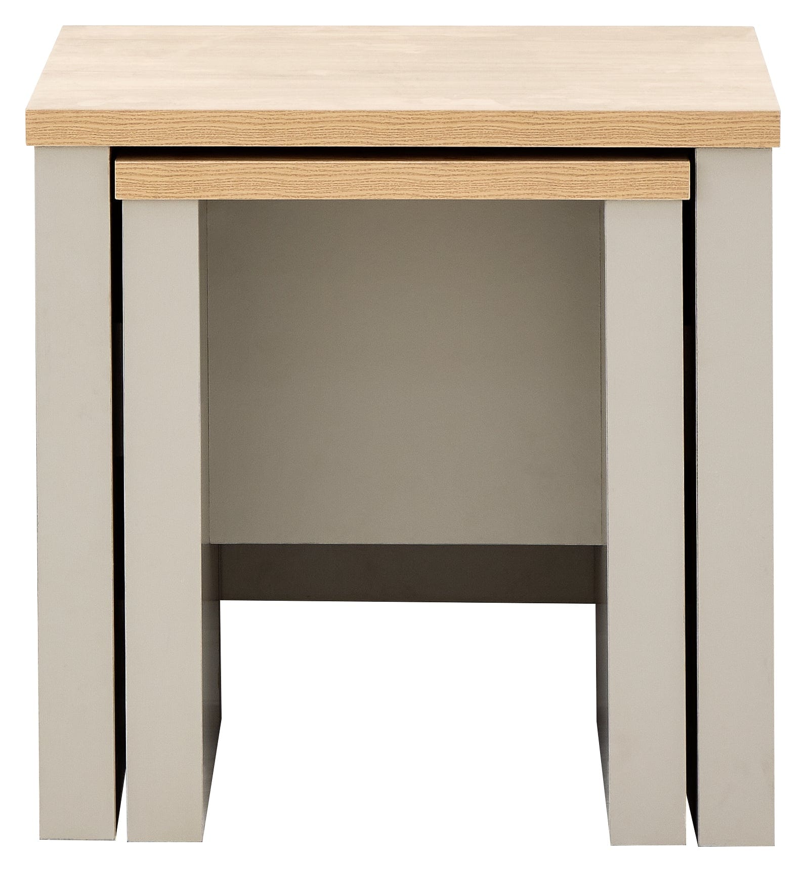 GFW Nest of Tables Lancaster Nesting Tables Grey Bed Kings