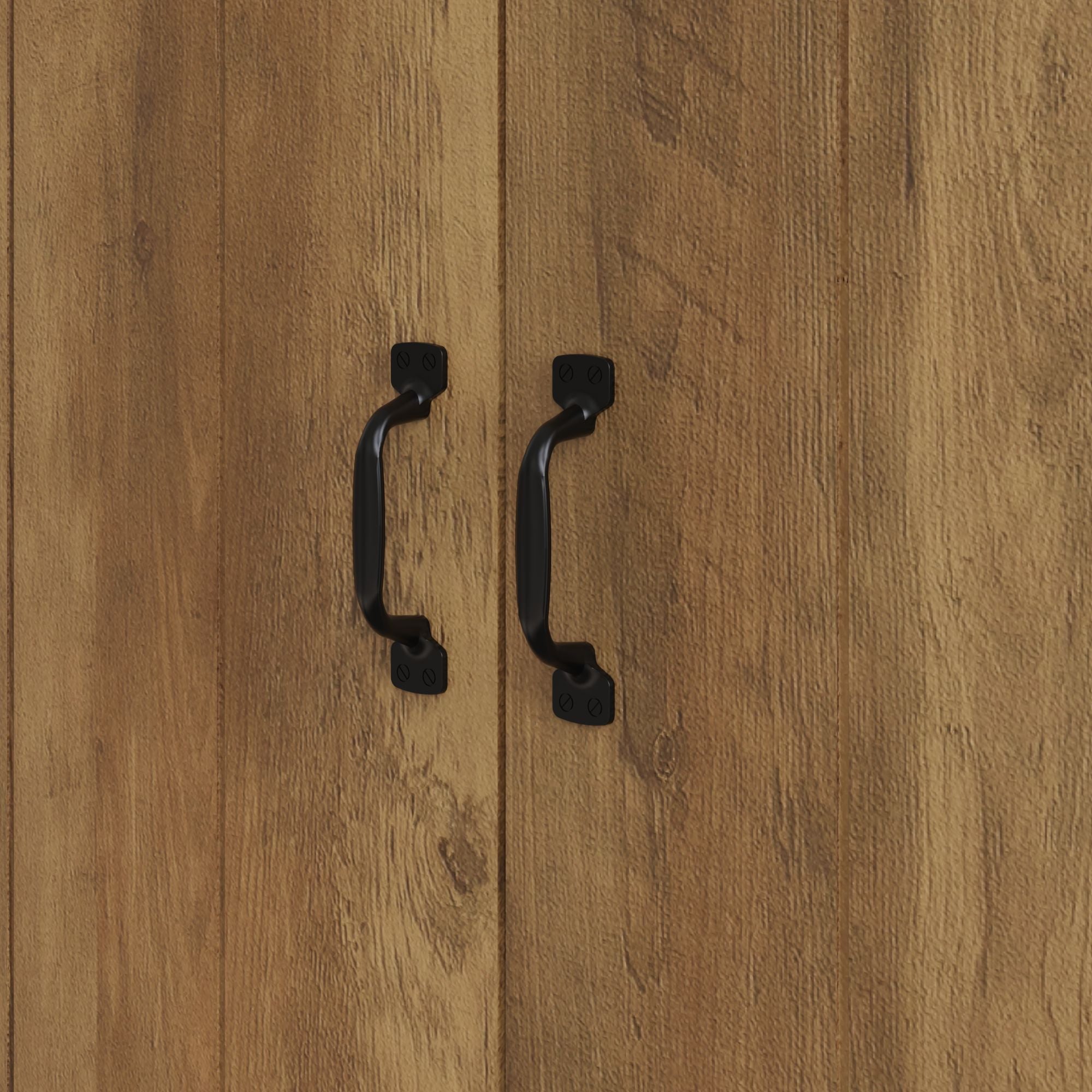 Boston 2 Door Wardrobe Knotty Oak