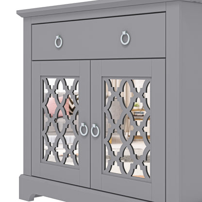 Honiton 2 Door 1 Drawer Sideboard Grey
