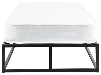 Platform Metal Bed Black