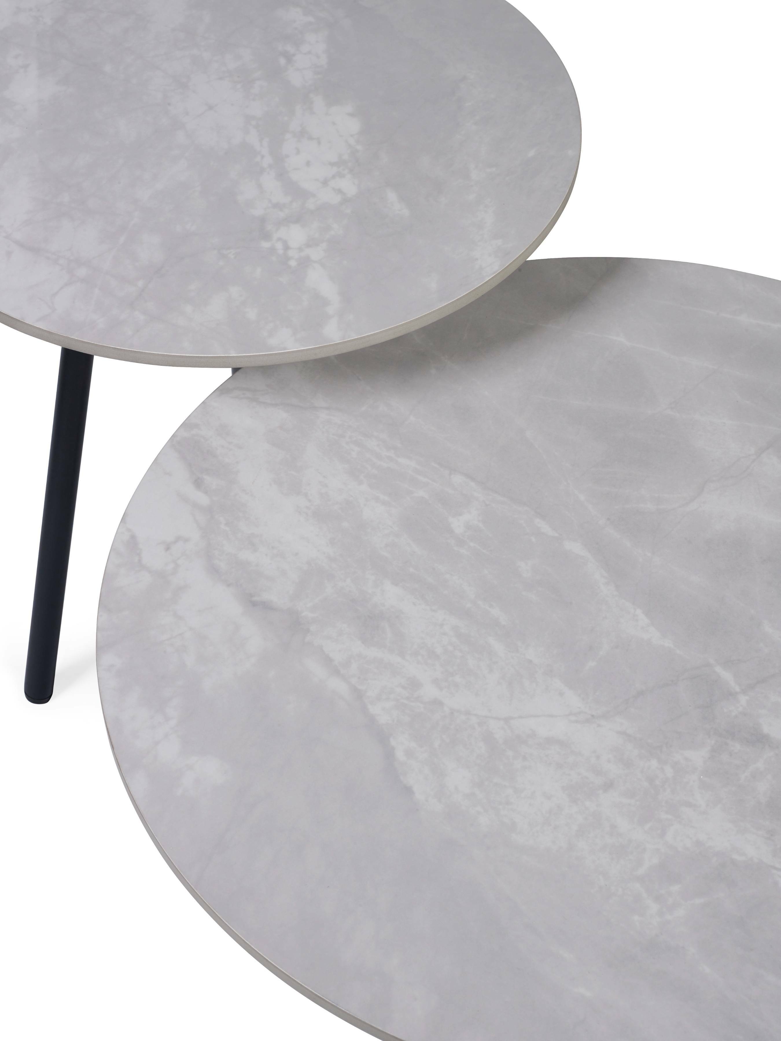 Casper Set of Side Tables Grey