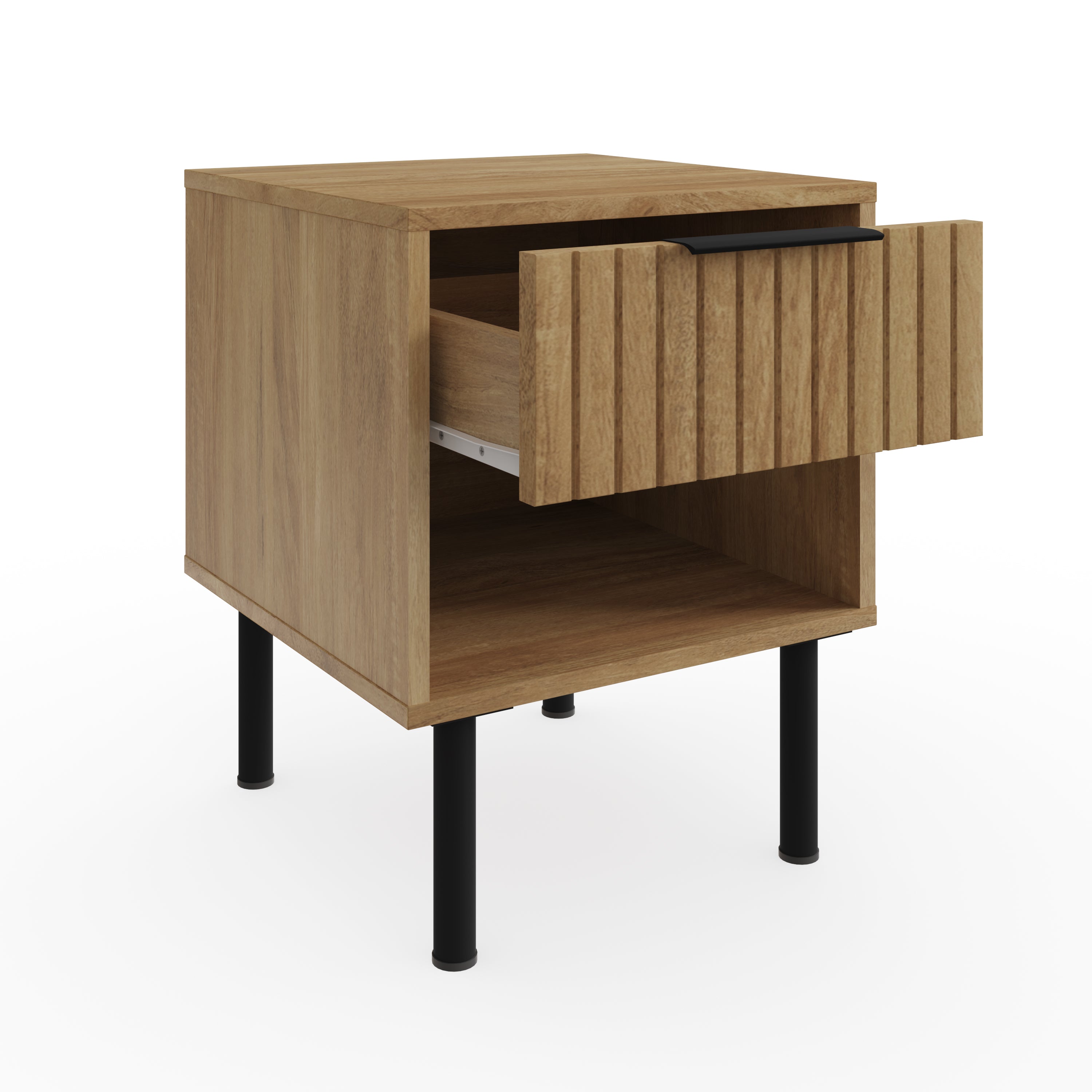 Nervata Lamp Table Oak