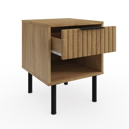 Nervata Lamp Table Oak
