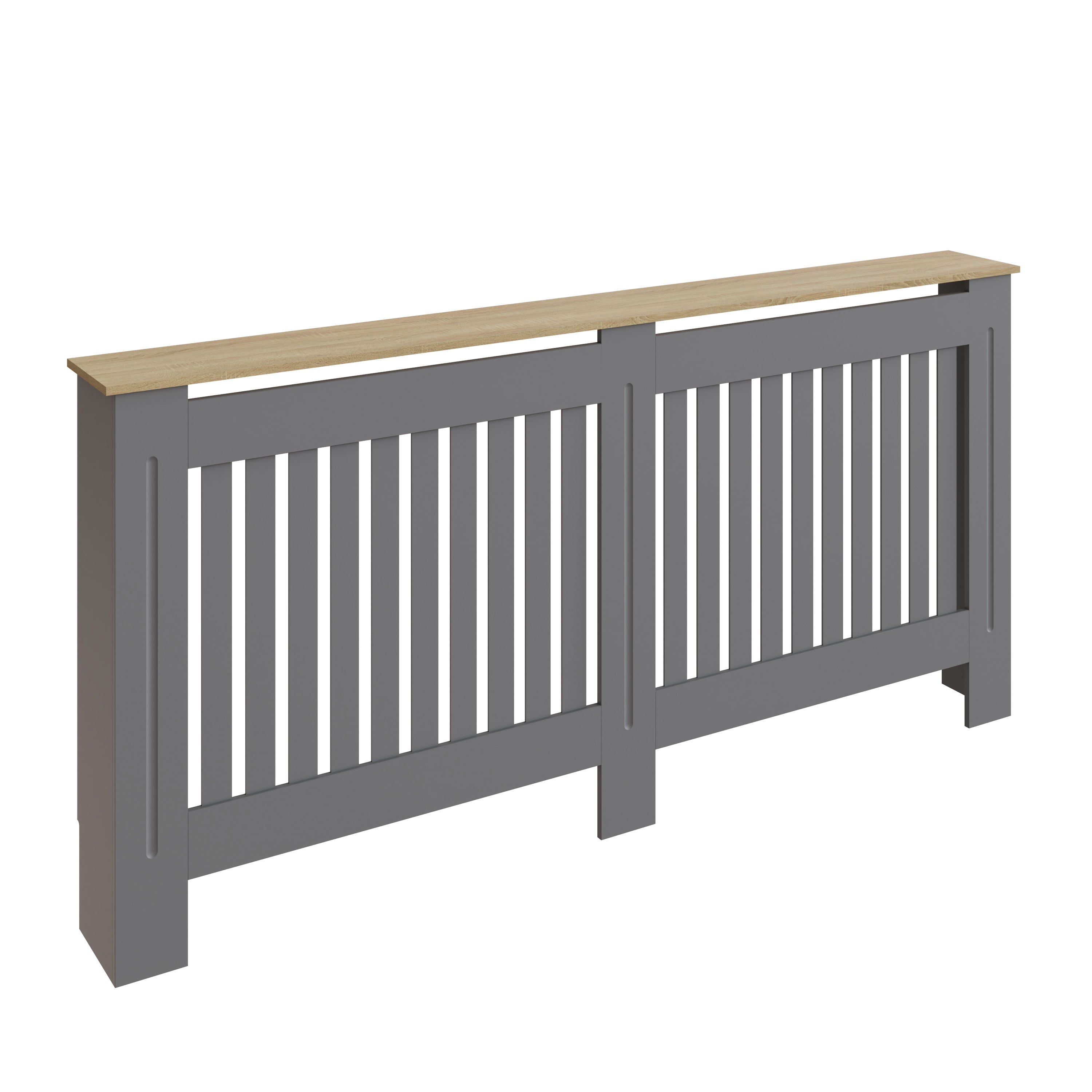 Longslow Radiator Cover Extra Large Grey