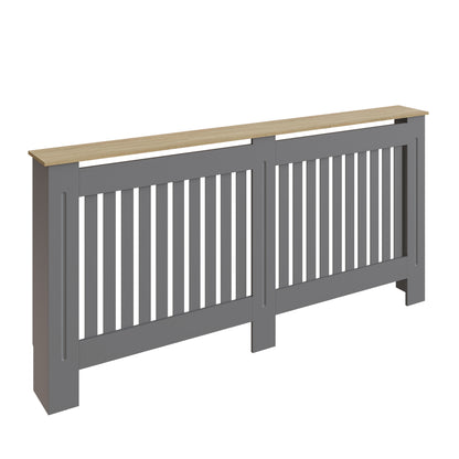 Longslow Radiator Cover Extra Large Grey