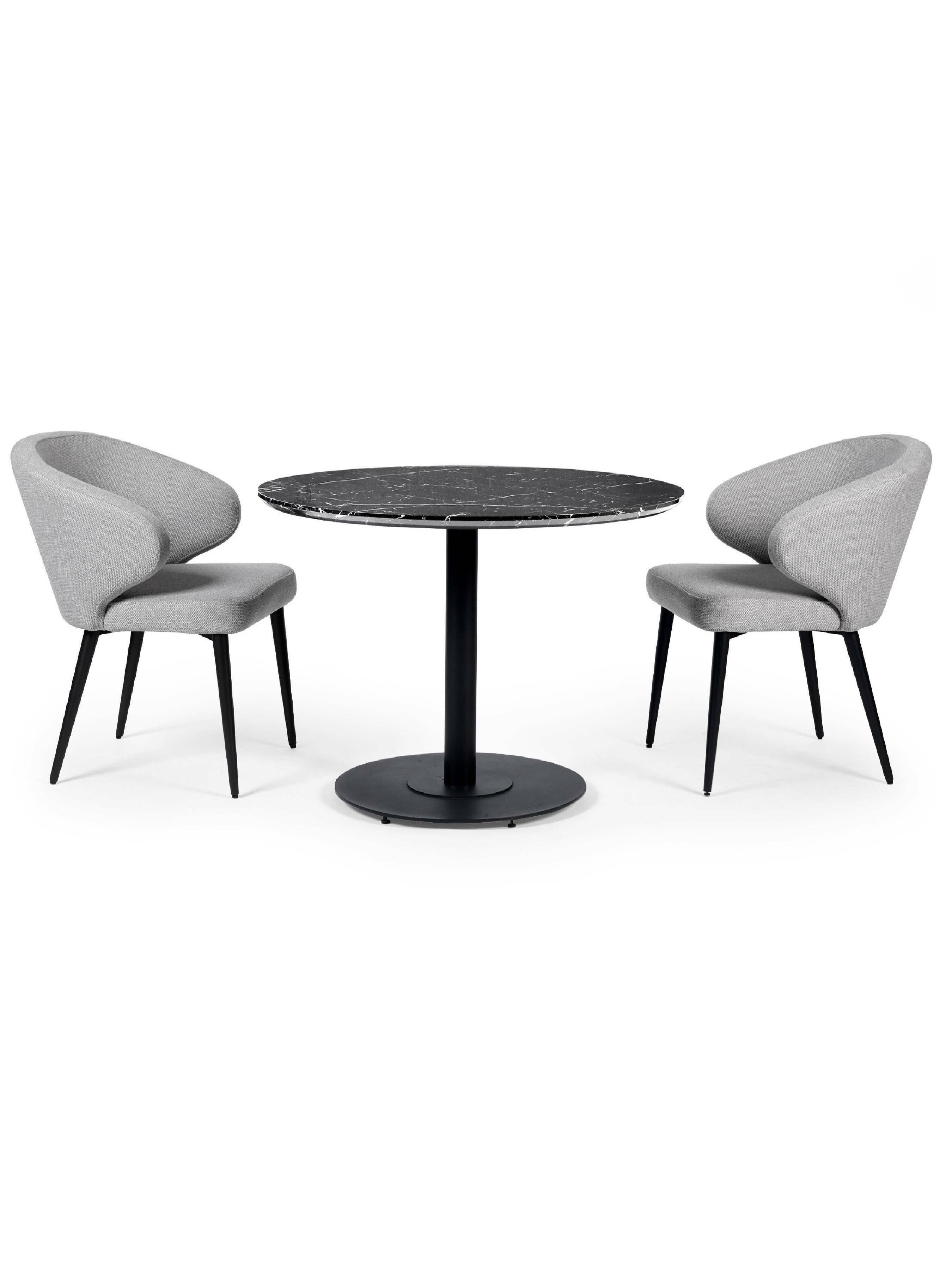 Marcus Light Grey Fabric Dining Chairs (Set of 2)