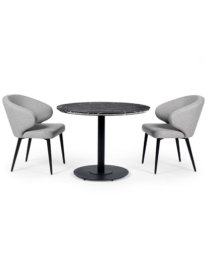 Marcus Light Grey Fabric Dining Chairs (Set of 2)