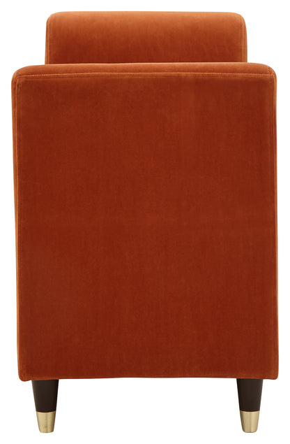 Genoa Window Seat Russet Fabric