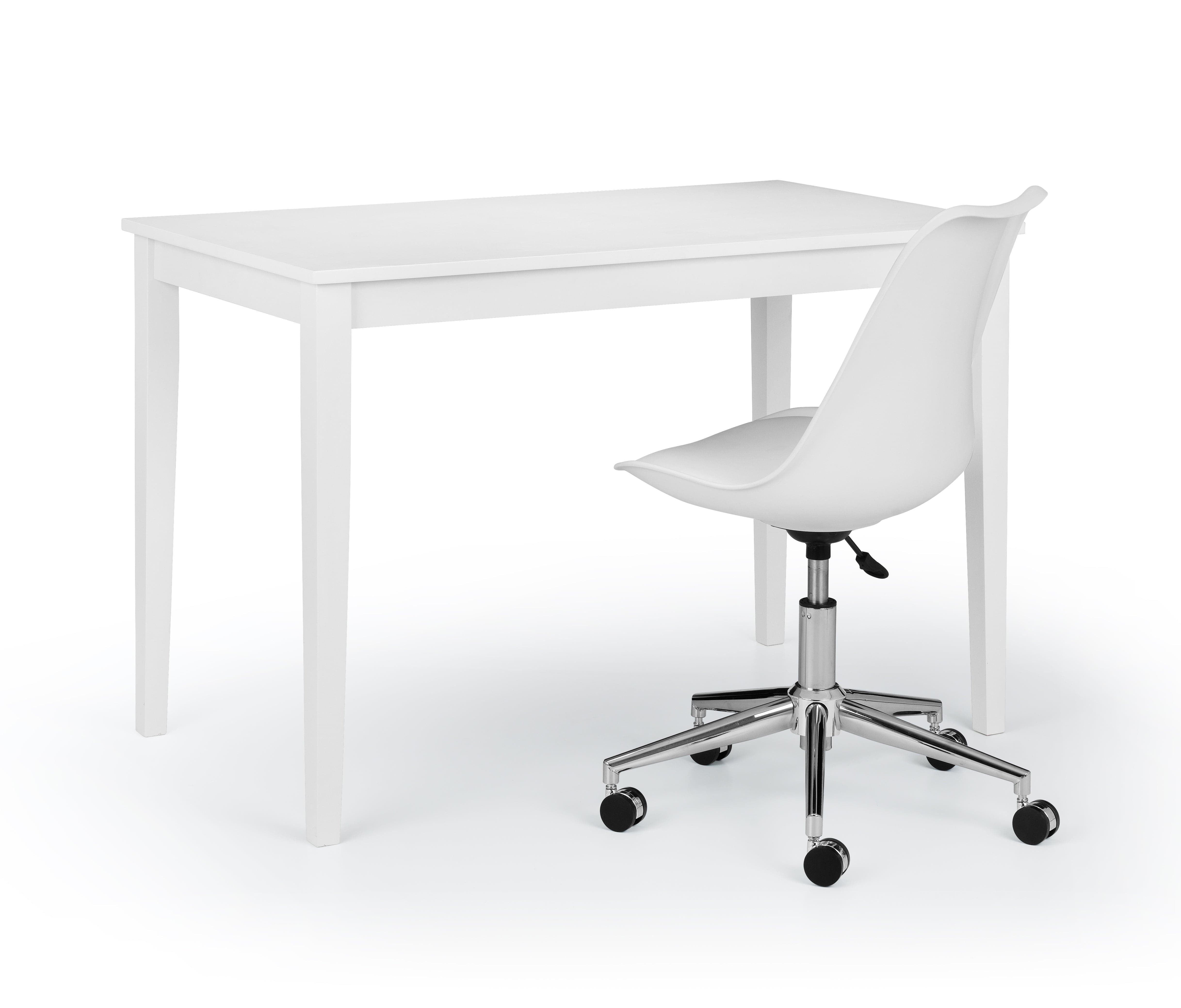 Julian Bowen Office Chair Erika Office Chair - White/Chrome Bed Kings