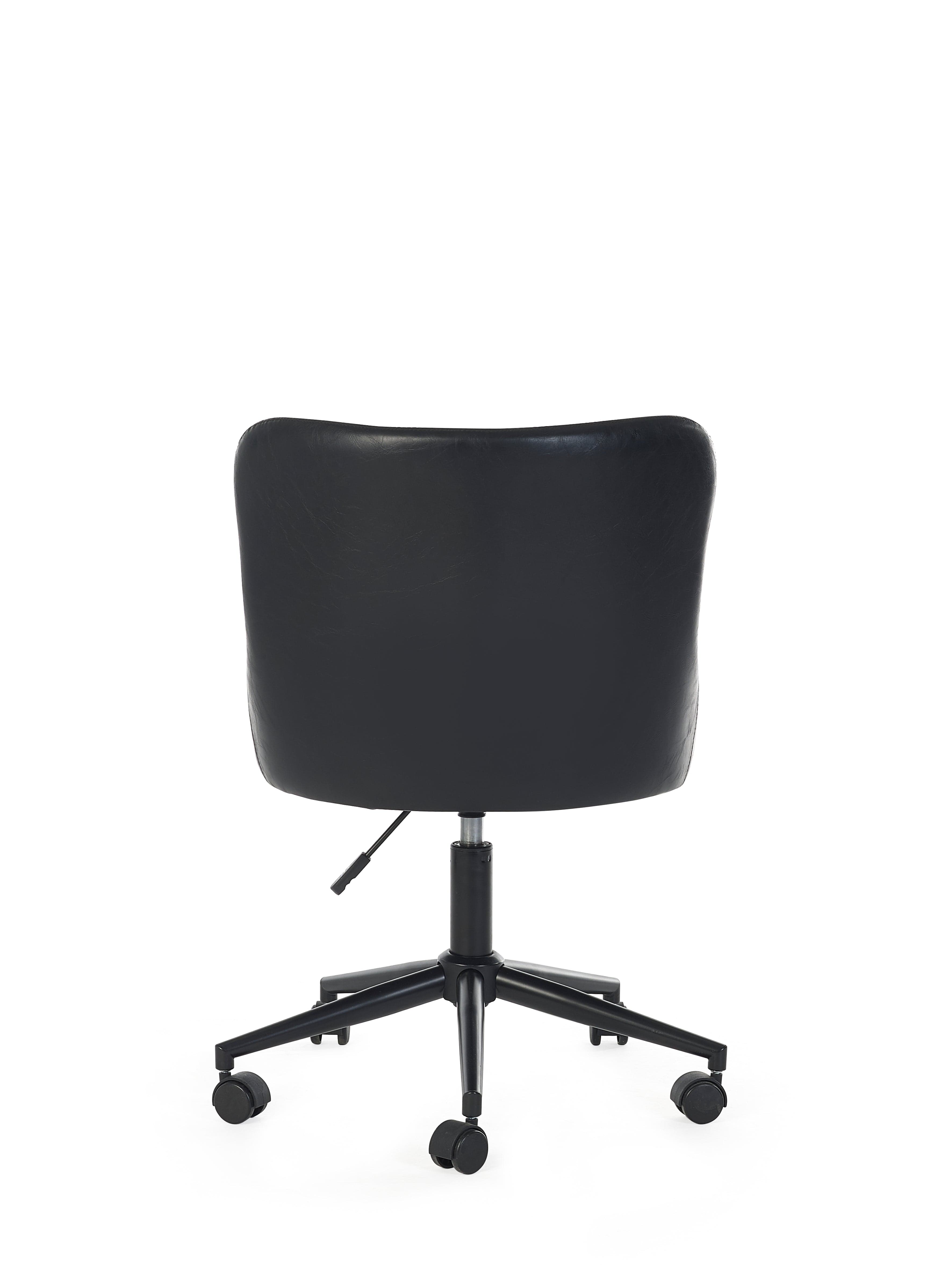 Julian Bowen Office Chair Luxe Office Chair In Black Faux Leather Bed Kings