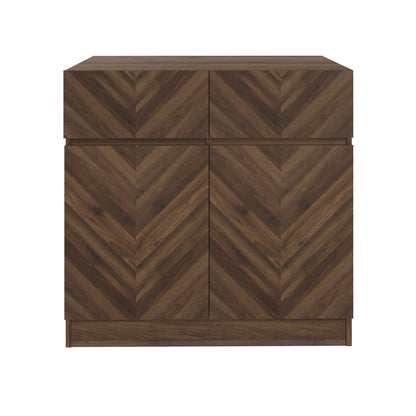 Catania Compact Sideboard Royal Walnut