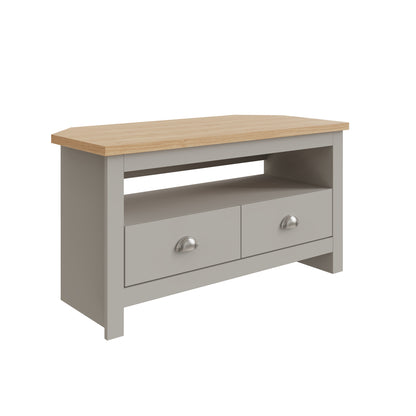 Lancaster Corner TV Unit Grey