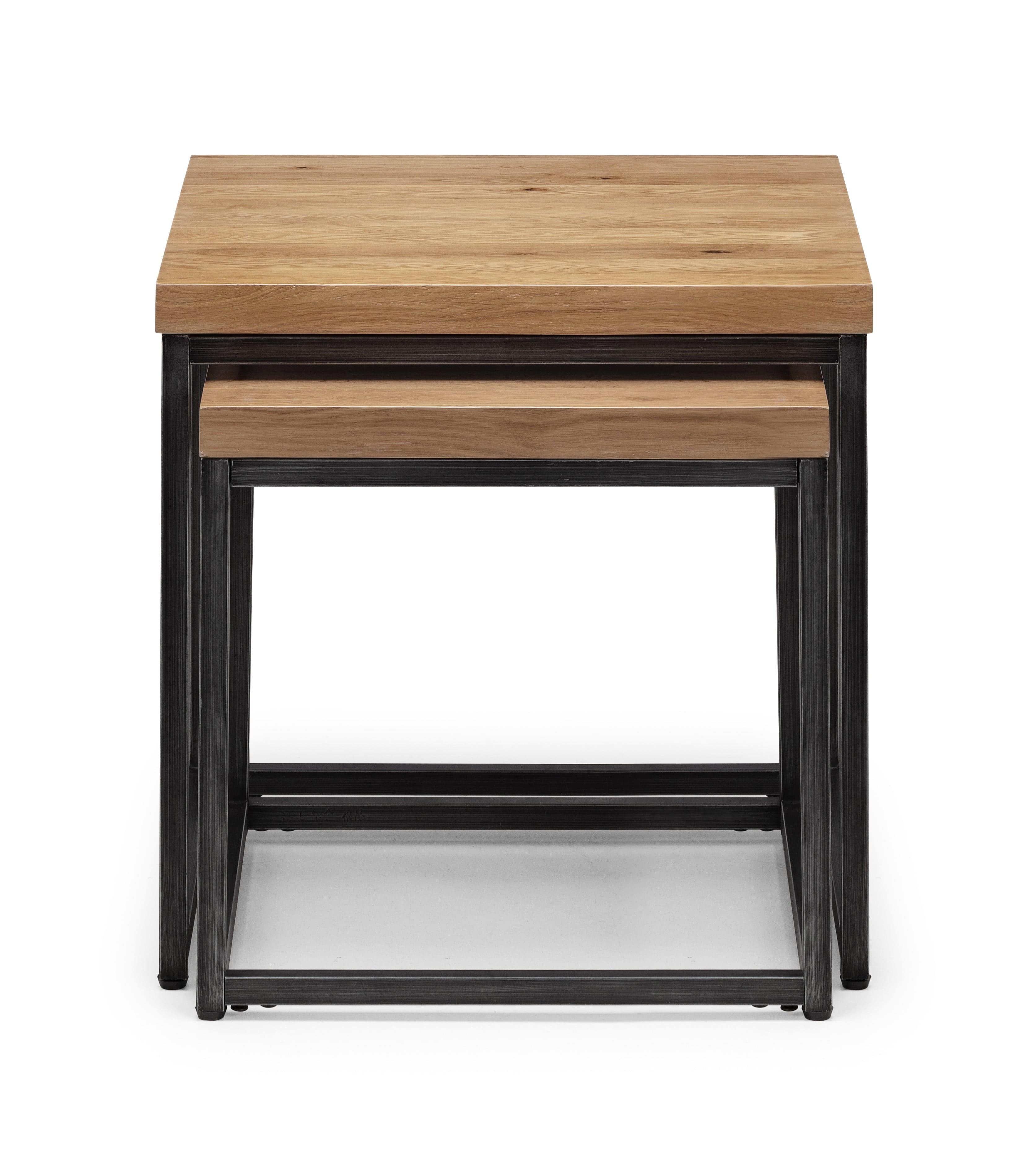 Brooklyn Oak Nesting Lamp Tables