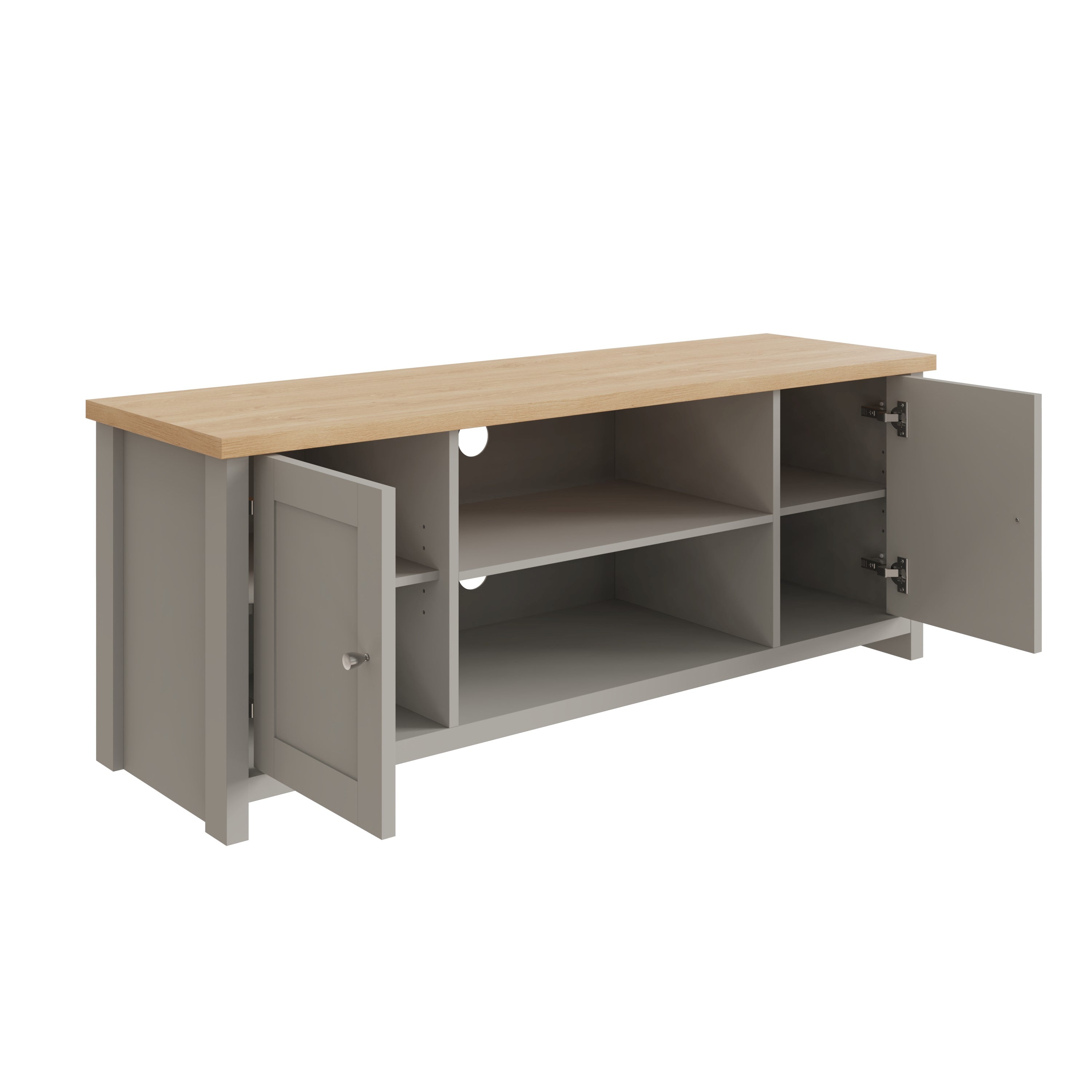 Lancaster Large TV Cabinet Grey