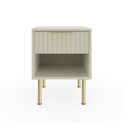 Nervata Lamp Table Ivory