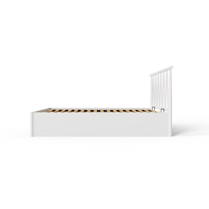 Fusum Spindle Ottoman Bed - White