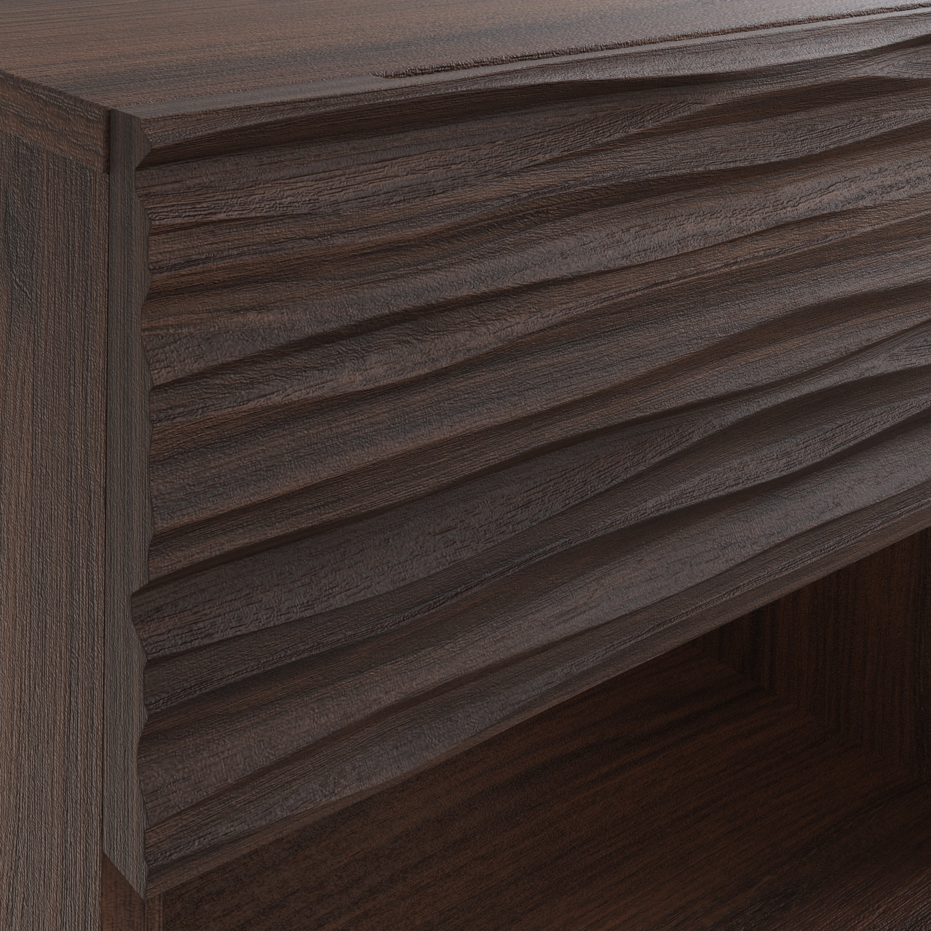 Bantham Lamp Table Dark Walnut