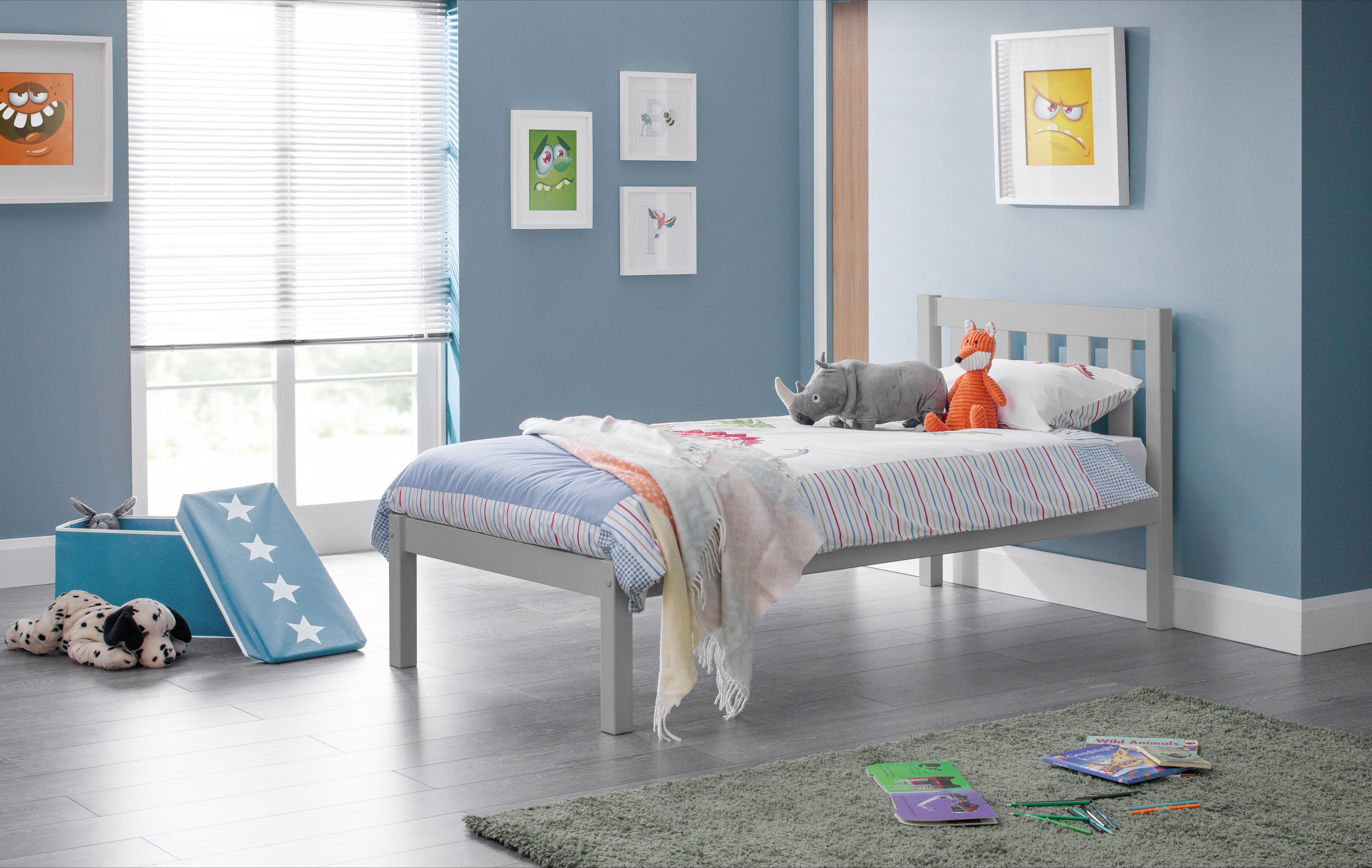 Luna Bed 90Cm Dove Grey