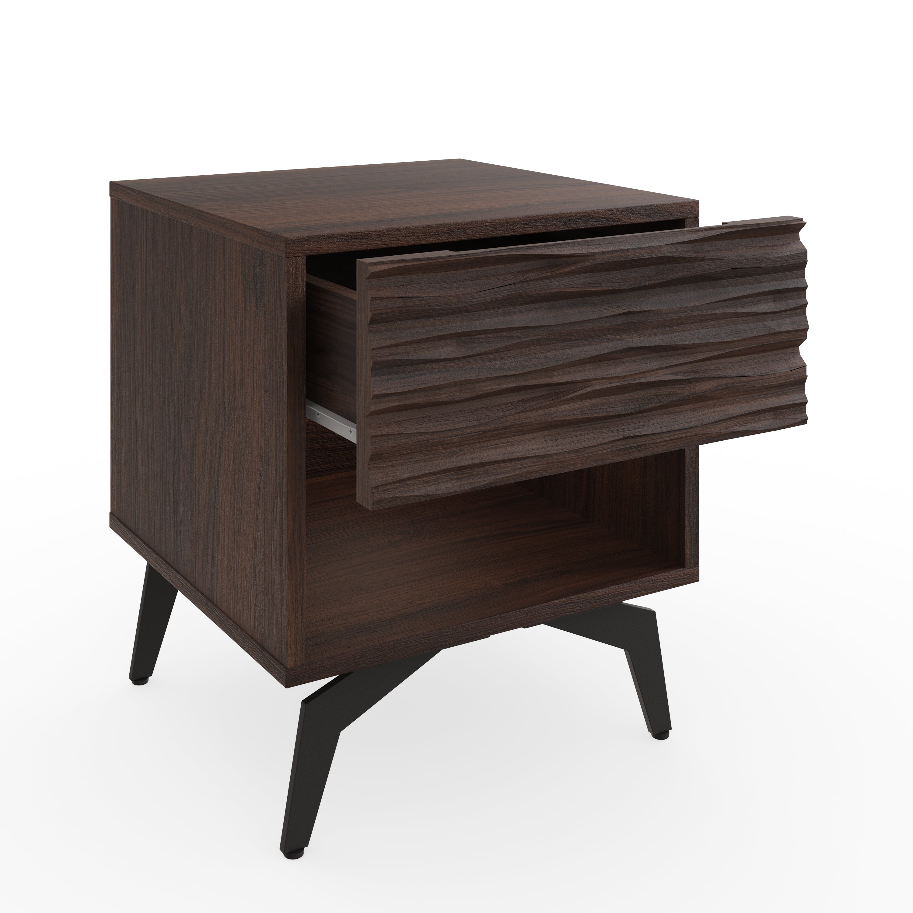 Bantham Lamp Table Dark Walnut