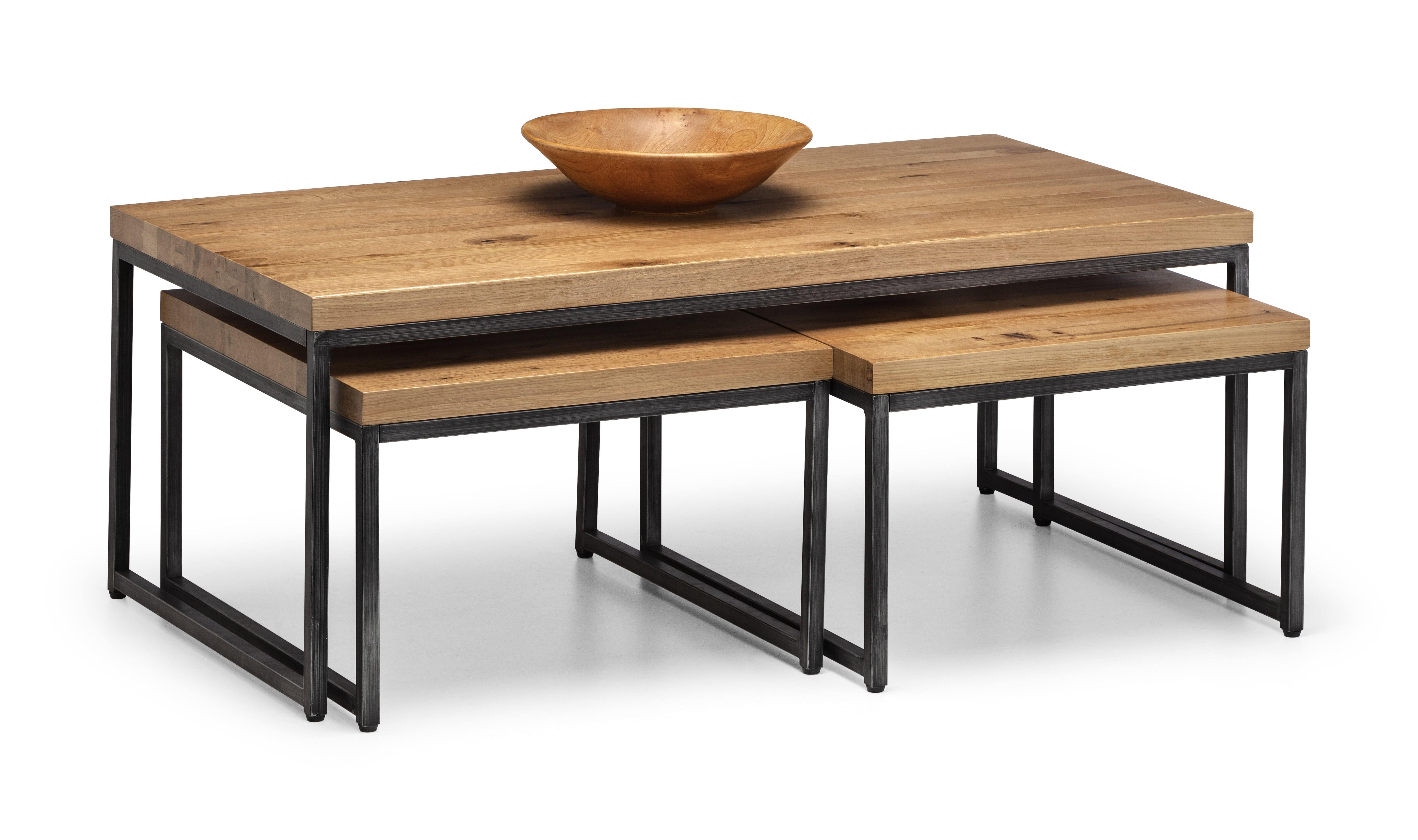 Brooklyn Oak Nesting Coffee Tables