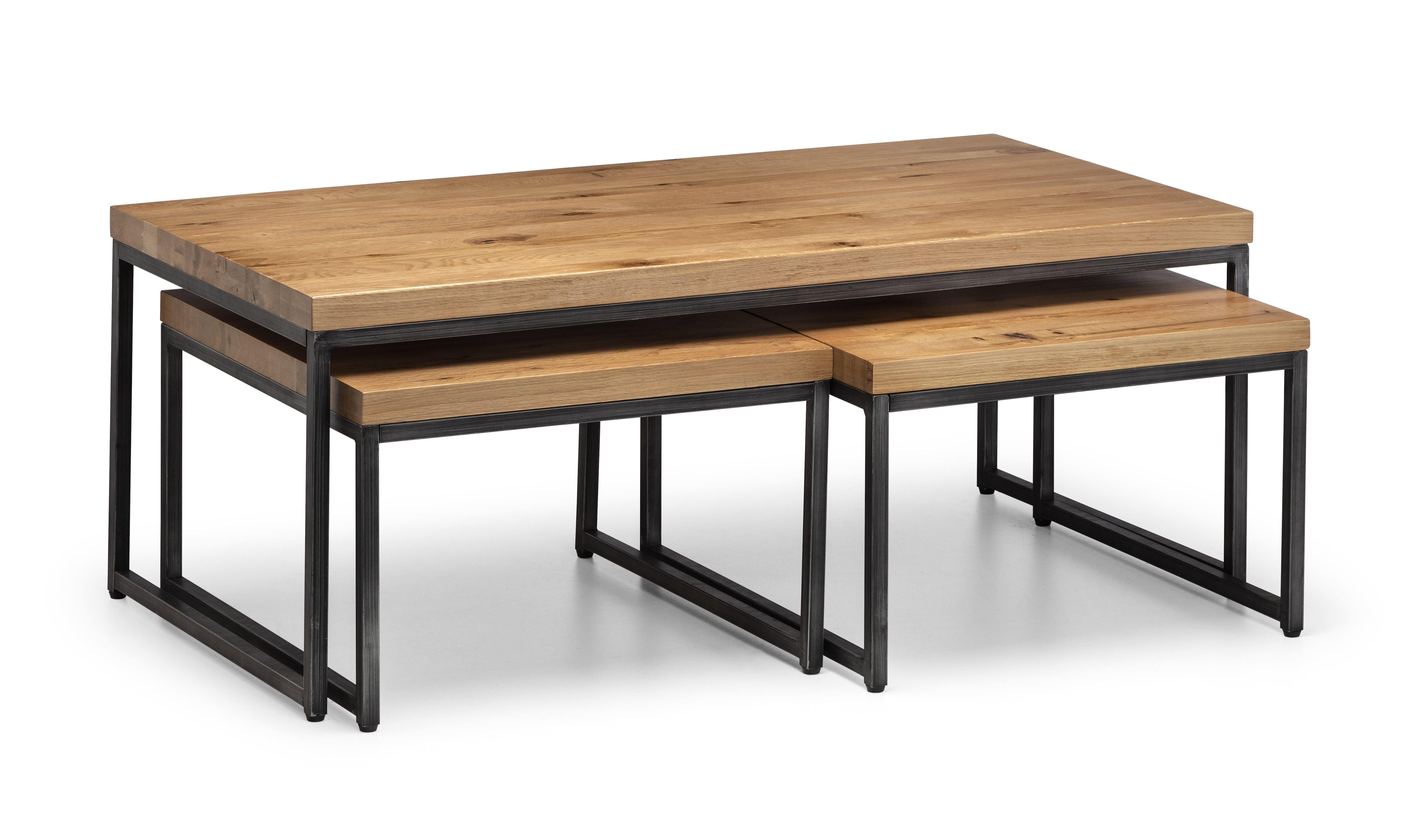 Brooklyn Oak Nesting Coffee Tables