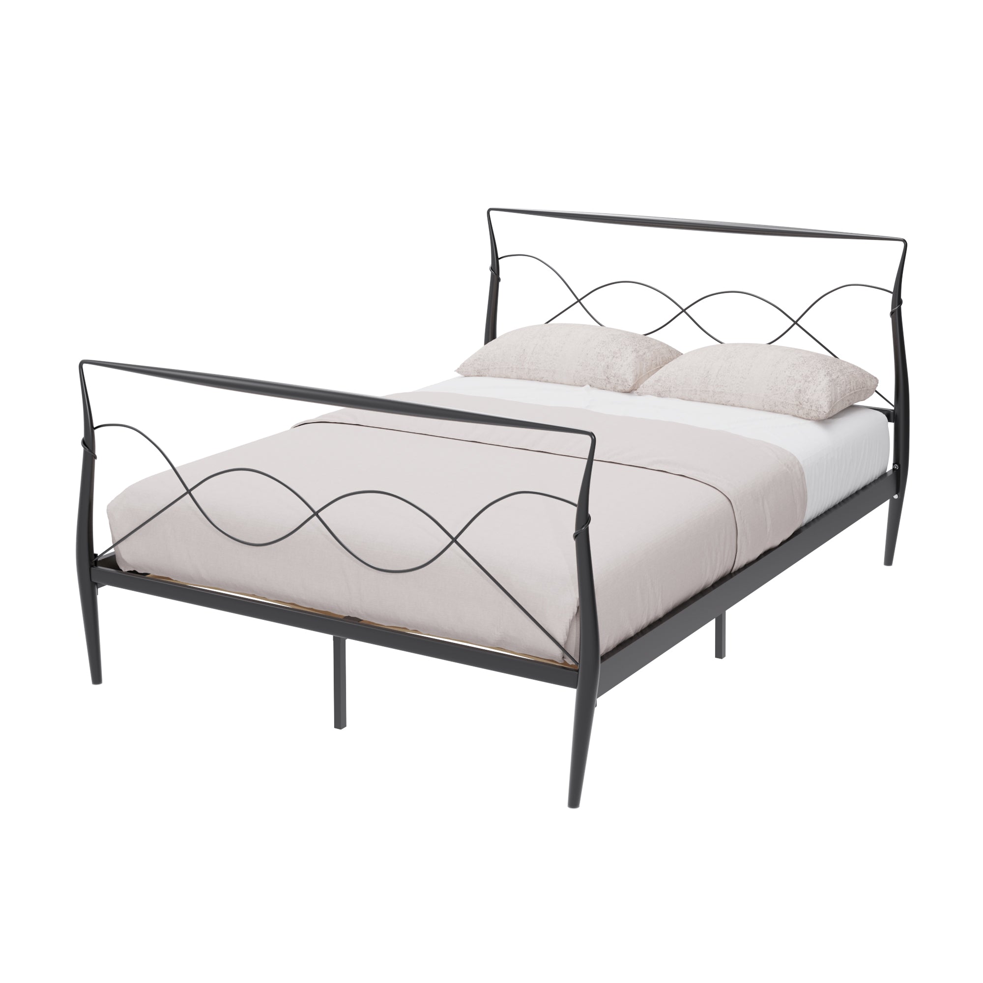 Rimini Metal Bed Frame - Black