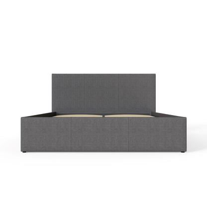 End Lift Ottoman Bed Grey