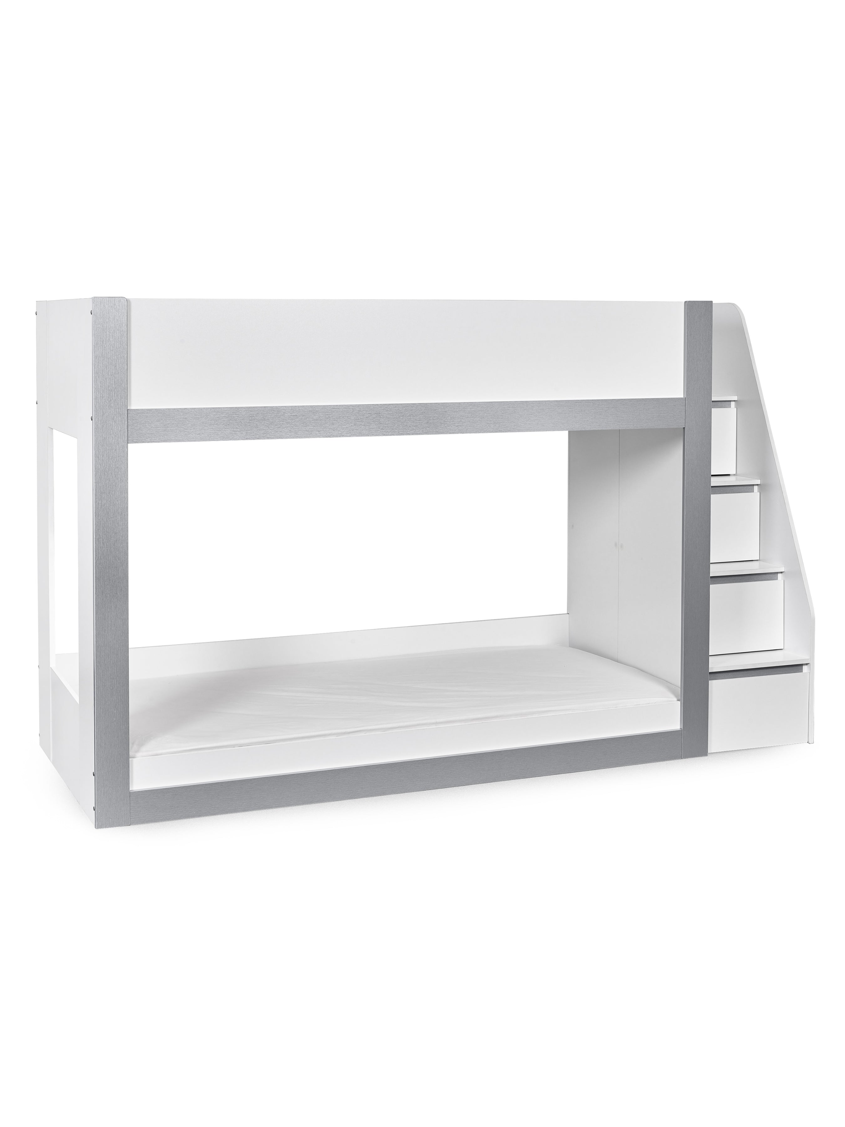 Gaia Bunk Bed - White and Silver