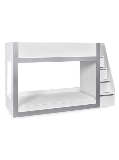 Gaia Bunk Bed - White and Silver