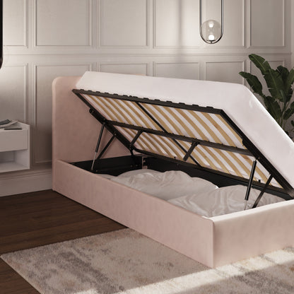 Chiswick Ottoman Bed Frame - Soft Pink