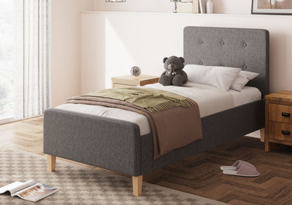 Ashbourne Ottoman Bed Dark Grey