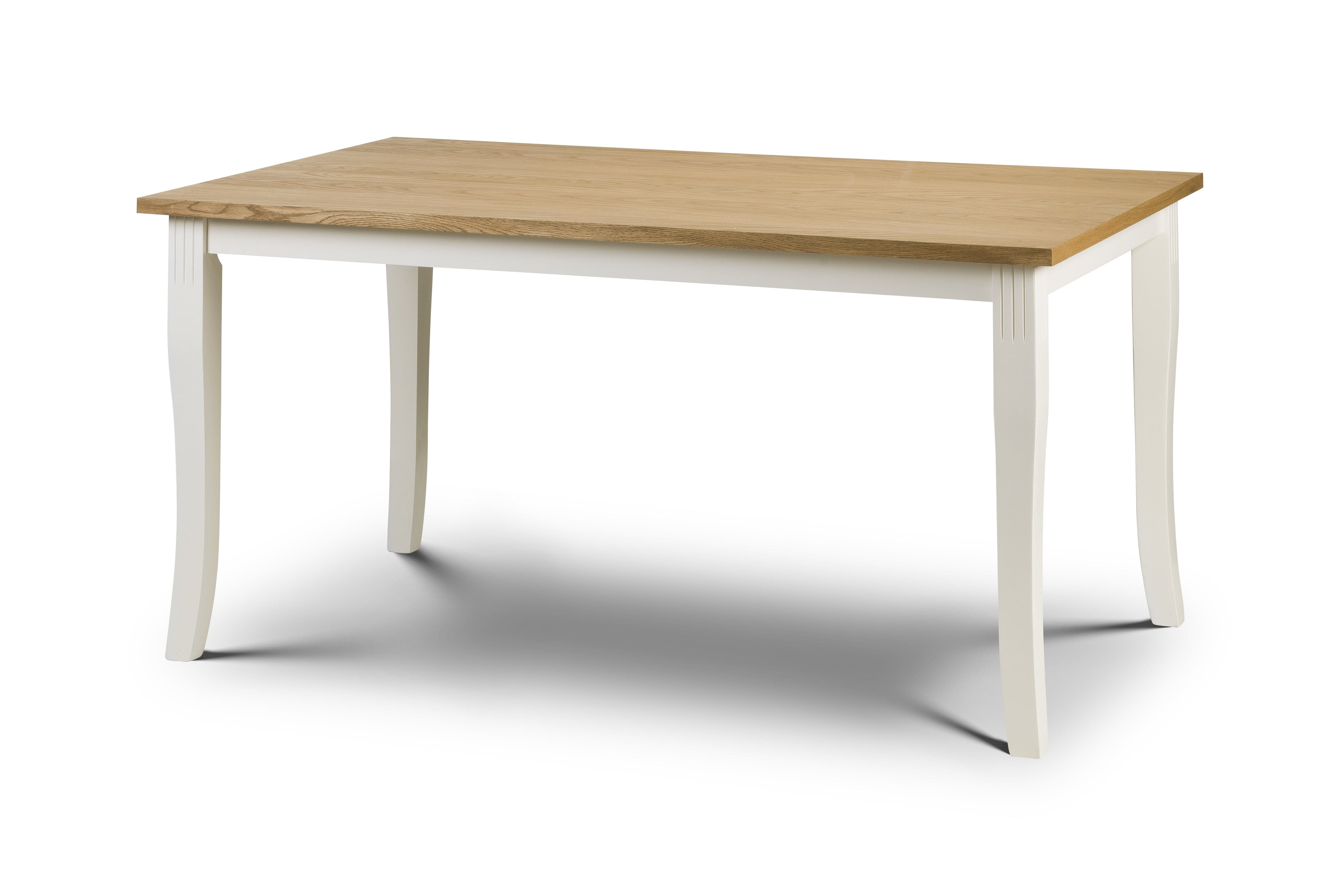 Davenport Oak/White Dining Table