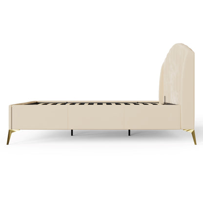 Pettine End Lift Ottoman Bed - Natural