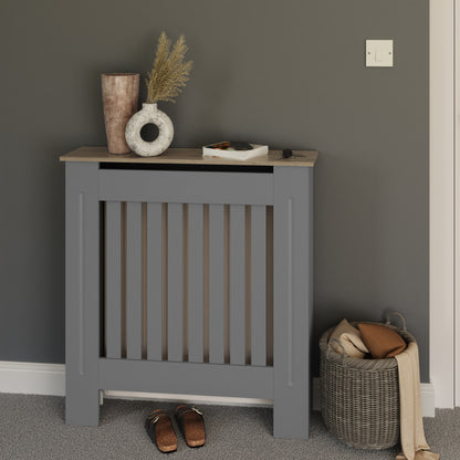 Longslow Radiator Cover Small Grey