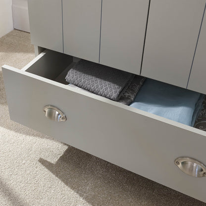 Kendal 2 Door 1 Drawer Wardrobe Grey