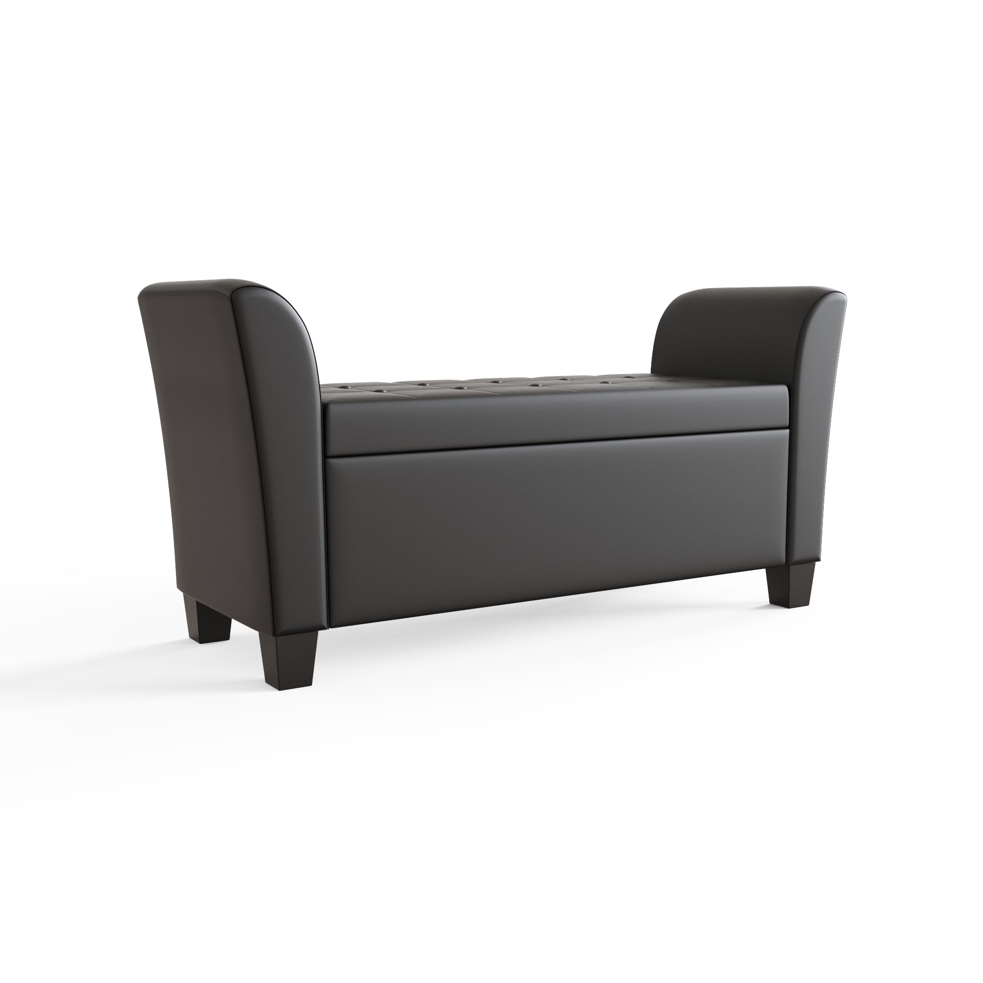 Verona Window Seat Black Pu