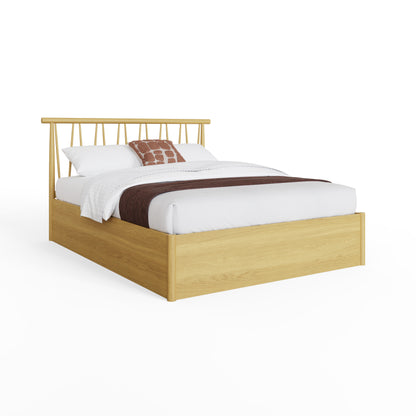 Fusum Spindle Ottoman Bed - Oak