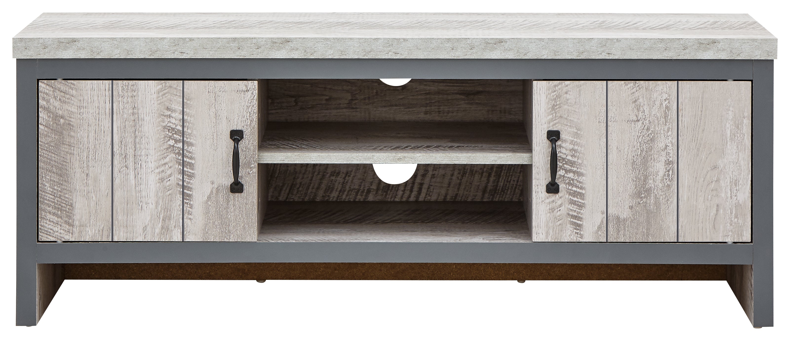 Boston 2 Door TV Unit Grey