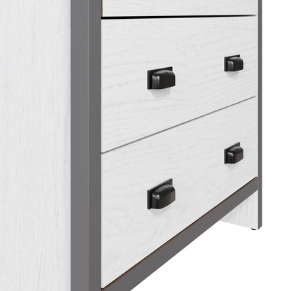 Boston 4 Drawer Chest White