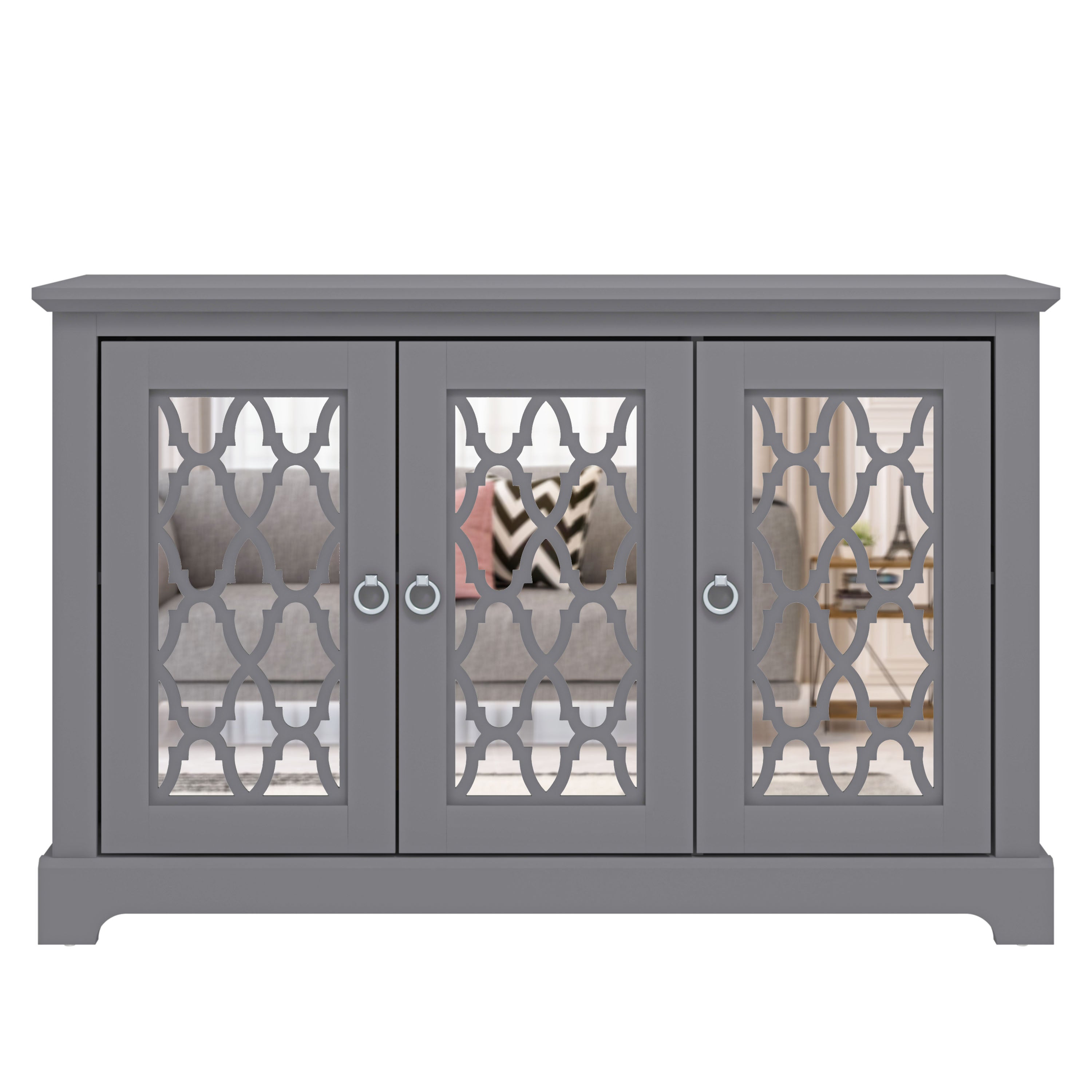 Honiton 3 Door Sideboard Grey