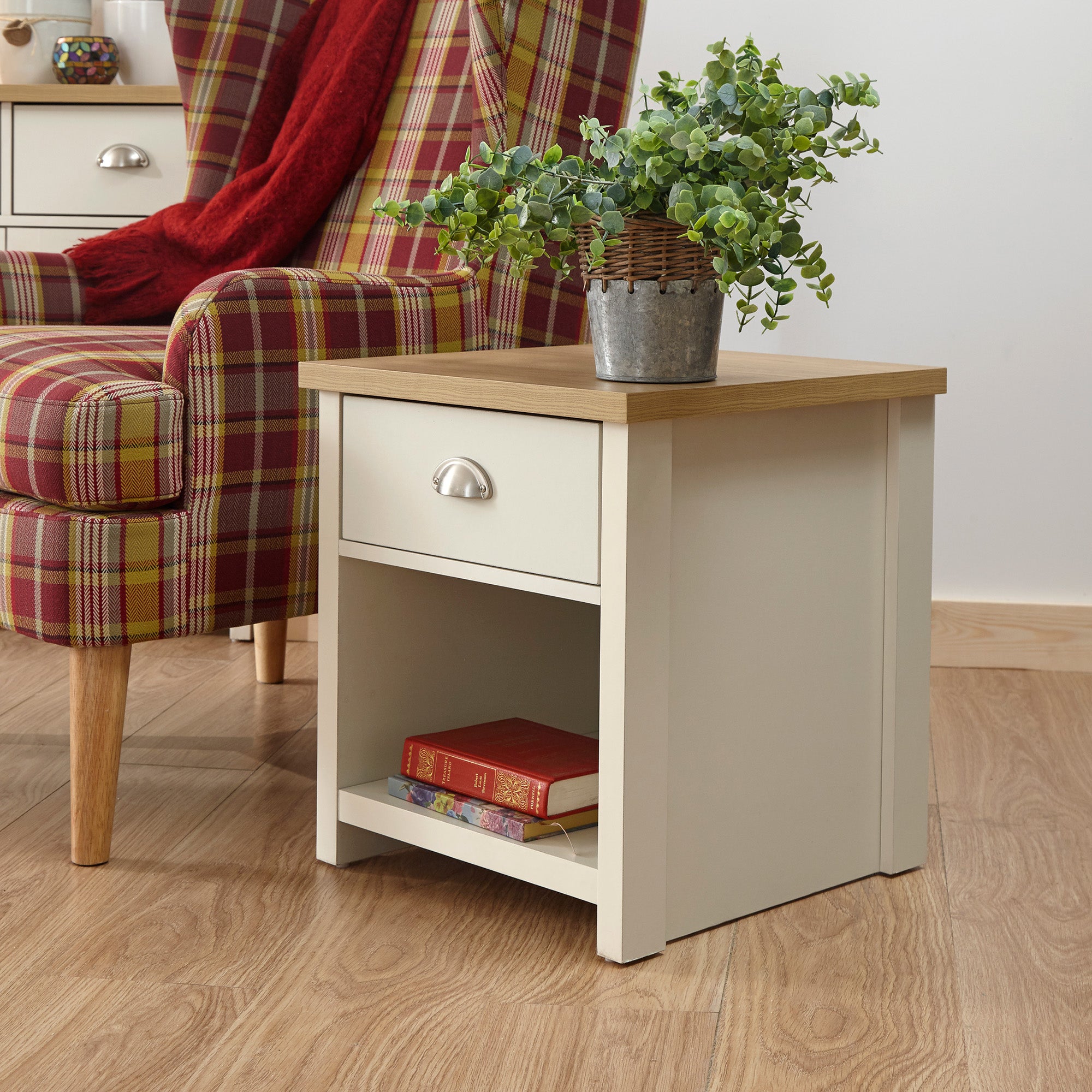 Lancaster Lamp Table Cream