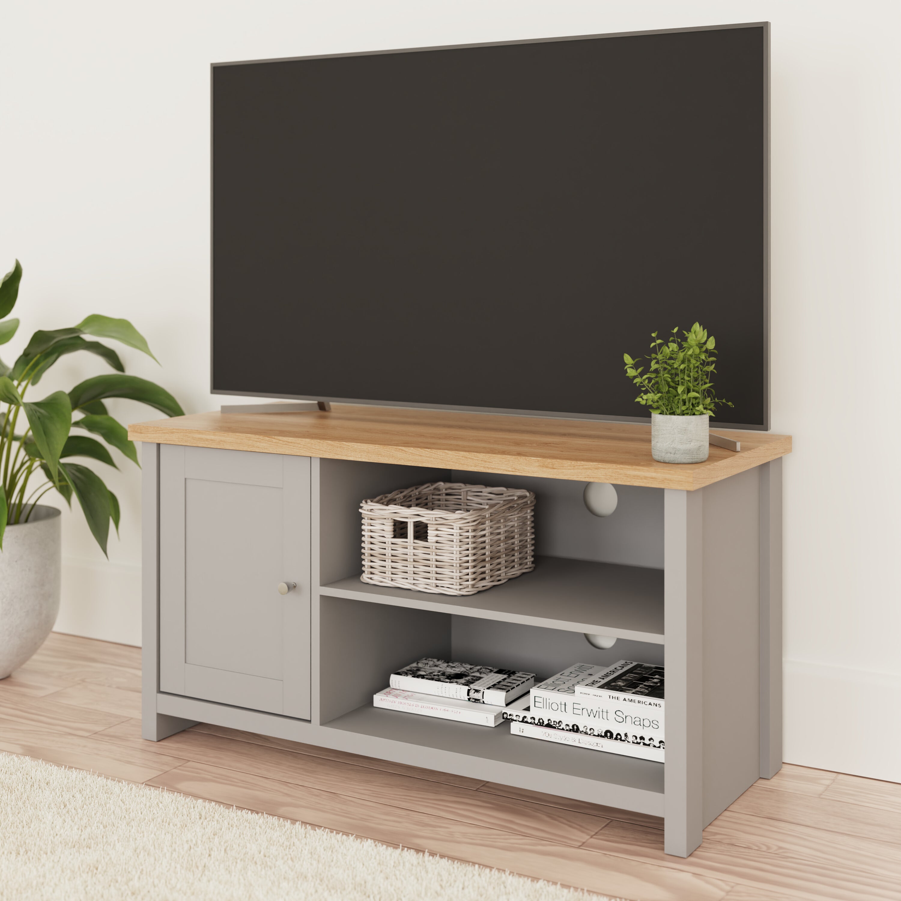 Lancaster Small TV Cabinet Grey